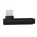 Aluminium alloy audio charging adapter with Type-C plug in multiple colour options