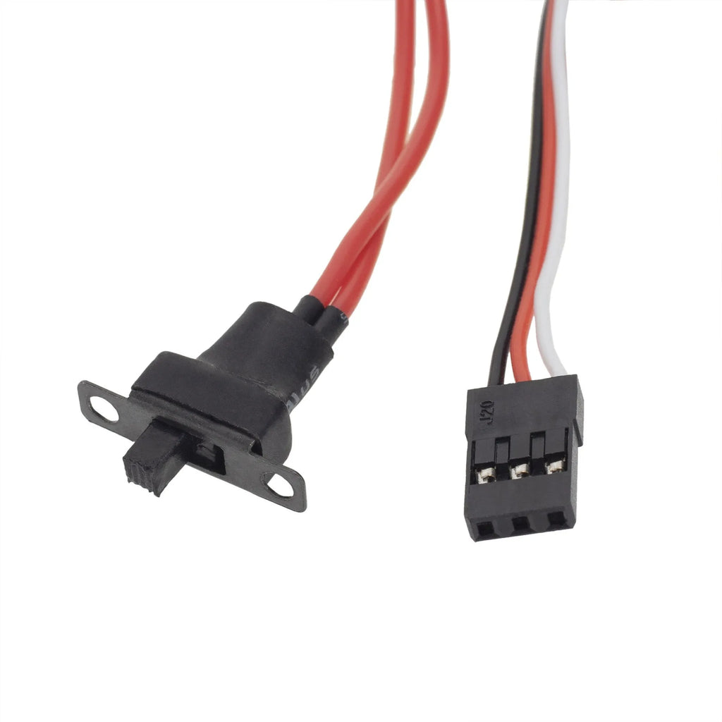 Small Boat 40A miniature brushed electric speed controller for RC cars in G500 colour.