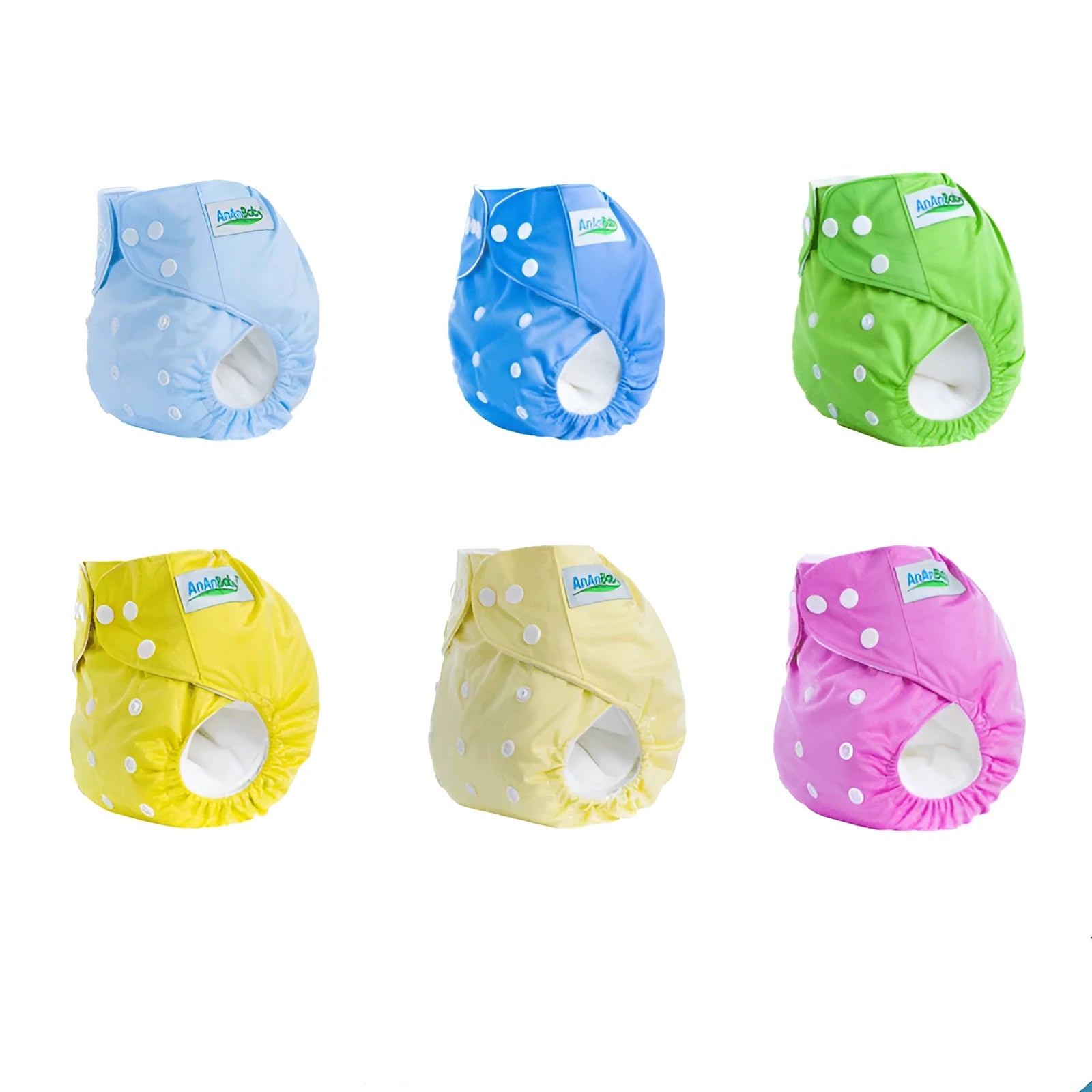 Solid colour leak-proof baby diaper pants with bamboo charcoal lining, 36.5x32.5 cm, suitable for 3-15 kg infants