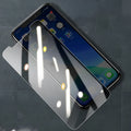9D tempered glass privacy screen protector for iPhone models X to 11 Pro Max