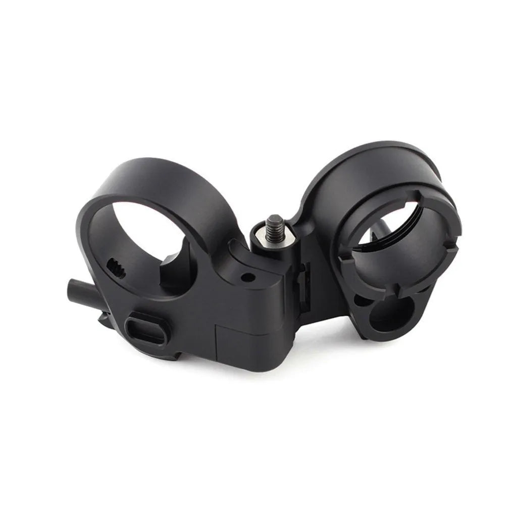 CNC machined aluminium third generation folding stock adapter with black DLC finish for AR-15 and AR-10 rifles