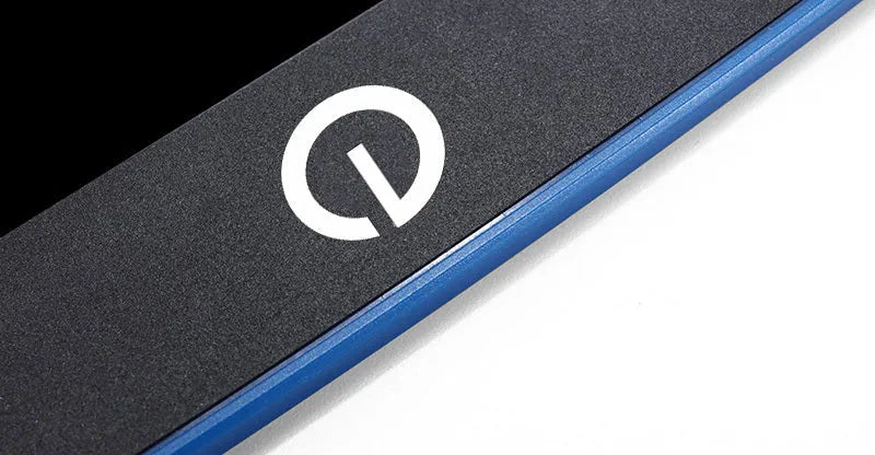 LCD drawing tablet with blue-green bold font display, ABS frame, erase button, and stylus