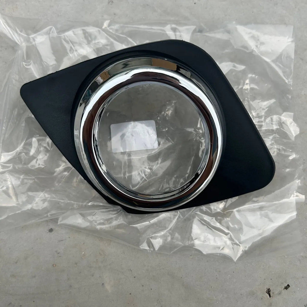 Black anti-fog light cover for Toyota RAV4 front bumper with lamp shade