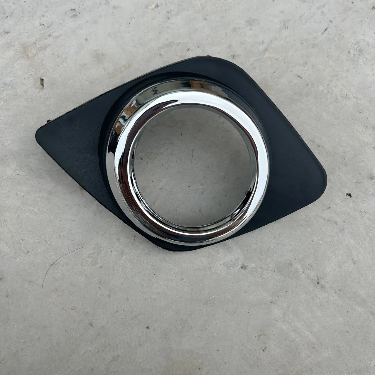 Black anti-fog light cover for Toyota RAV4 front bumper with lamp shade