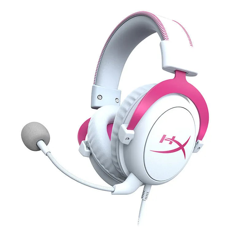 Wired gaming headset with detachable microphone in Hurricane 2 Black Red colour variant.
