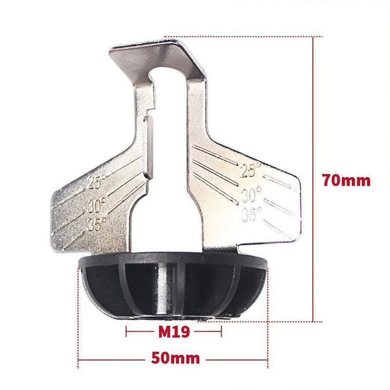Silver metal electric chain grinding accessory for bandsaw blades with 100 teeth