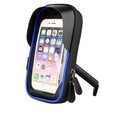 Mobile phone stand with TPU touch screen showing smartphone compatibility and waterproof zipper