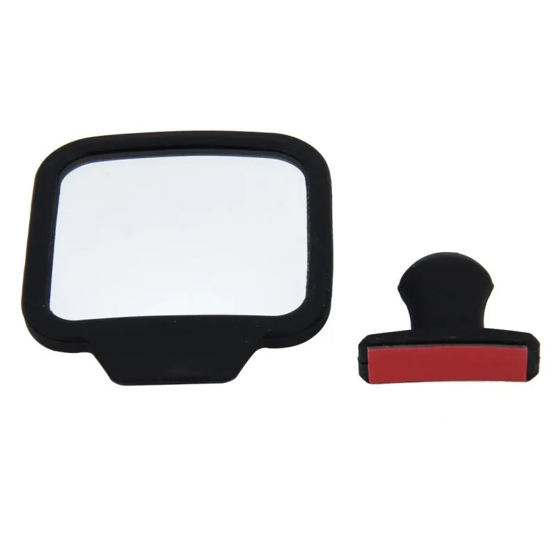 Car rear view mirror replacement glass with plastic frame 7x6.5x1cm flat surface
