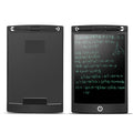 LCD drawing tablet with blue-green bold font display, ABS frame, erase button, and stylus