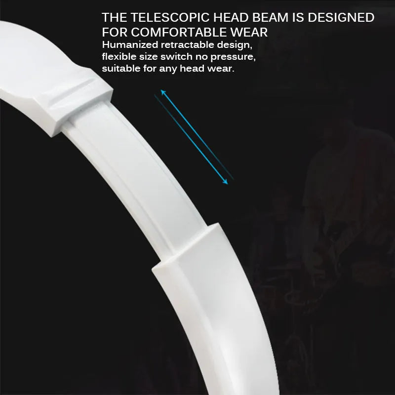 Black folding over-ear wired headphones with adjustable headband and 3.5mm plug
