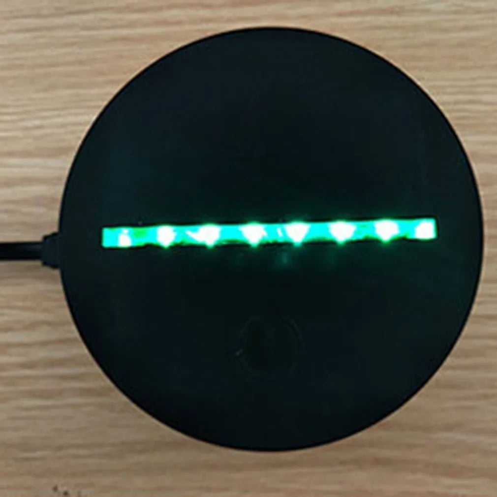Black Owl Series visual stereo LED night light with acrylic shade and touch control USB powered for bedroom
