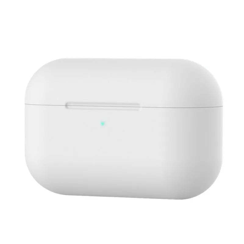 Soft silicone protective cover for AirPods Pro wireless earbud case in multiple colour options.