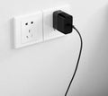 Black ZMI USB-C 65W notebook power adapter with compact design