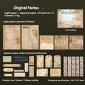 Retro paper-brick notebook with decorative card suit in one of six colour options.