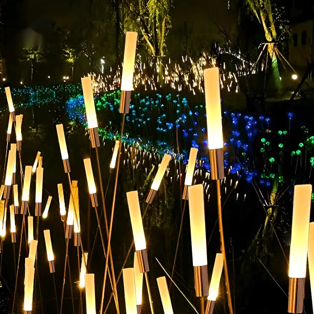 1100mm solar outdoor LED plug lawn lamp with acrylic diffuser for garden pathway lighting