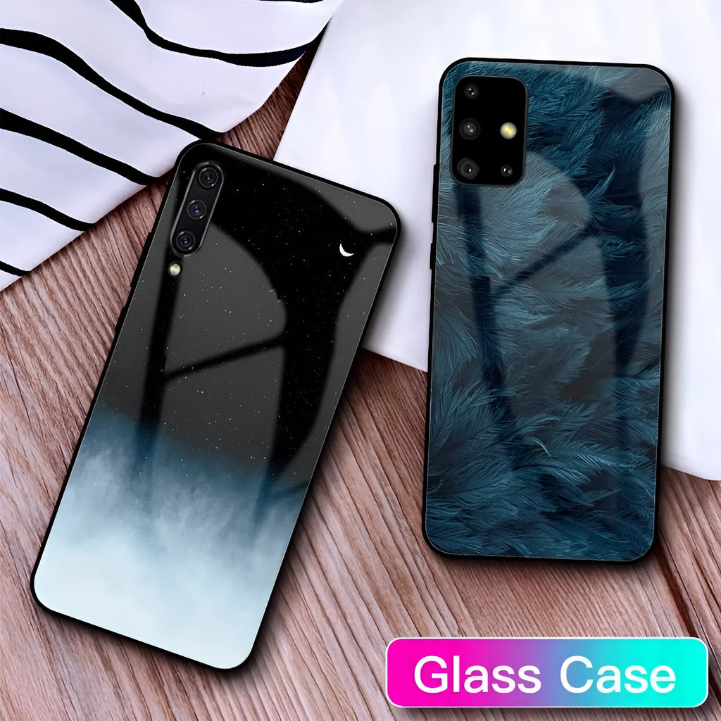 Black and navy blue silicone phone case for iPhone and Samsung Galaxy devices
