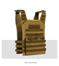Men tactical vest in khaki colour with MOLLE panels and adjustable fit