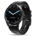 S20 smart bracelet in black with 1.28-inch screen on wrist strap