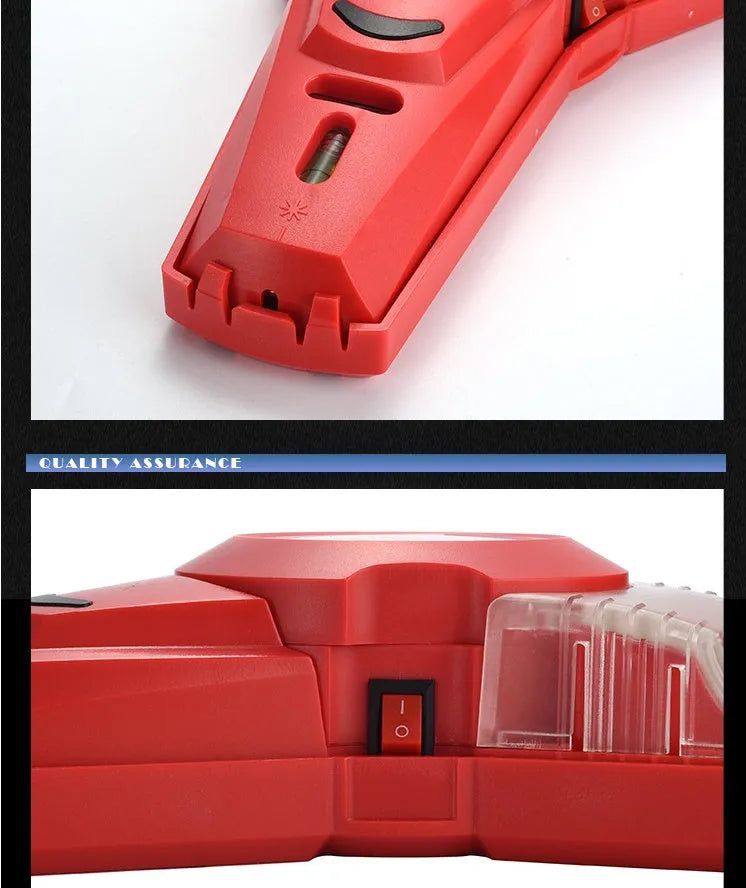 Red infrared laser positioning level for woodworking decoration with glare-resistant laser line