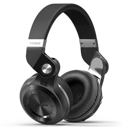 Bluedio T2 Plus wireless on-ear headphones in blue colour with headband and large ear cups
