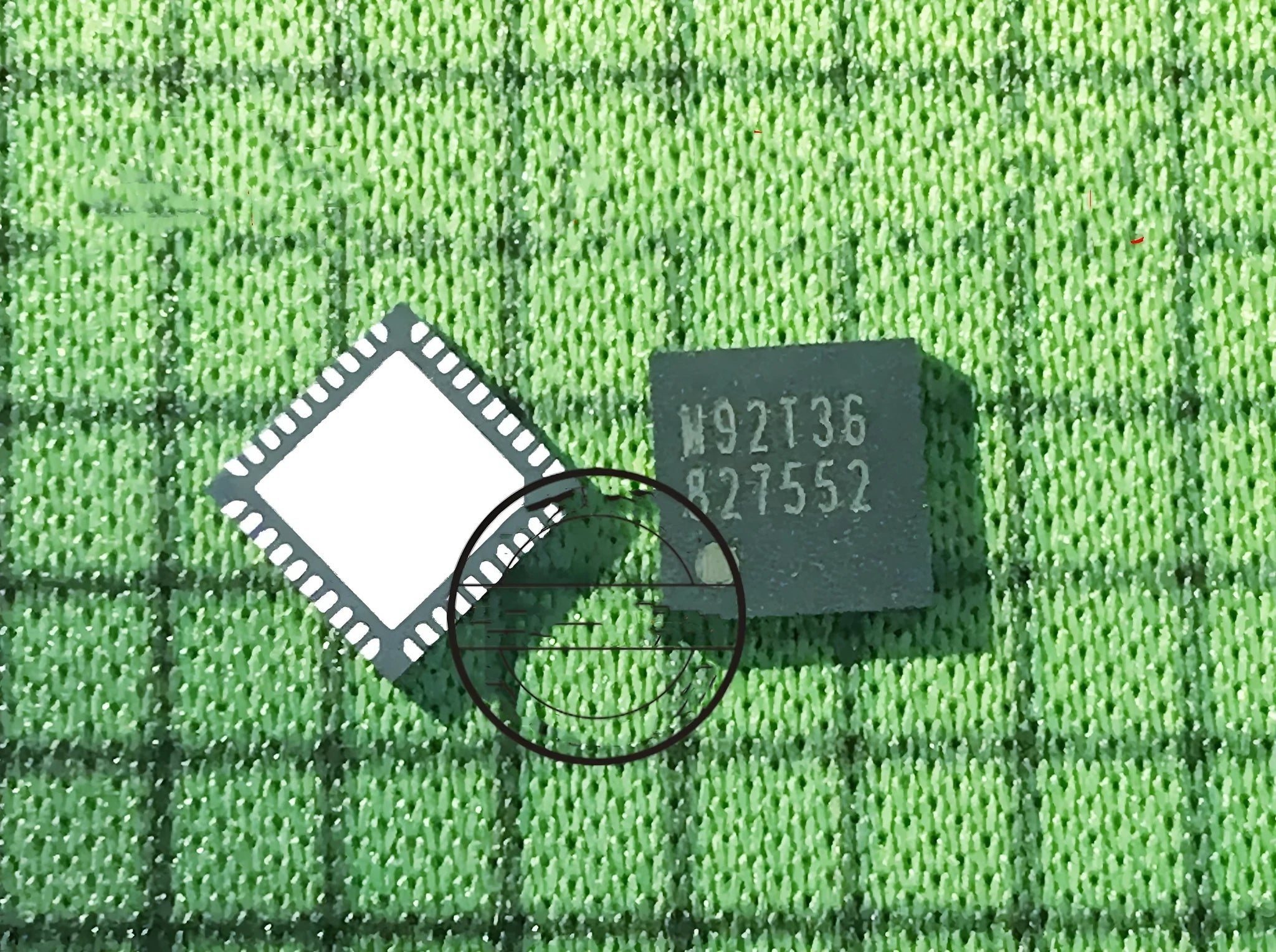 Black USB to serial port converter cable with host charge management IC for personal computer connection