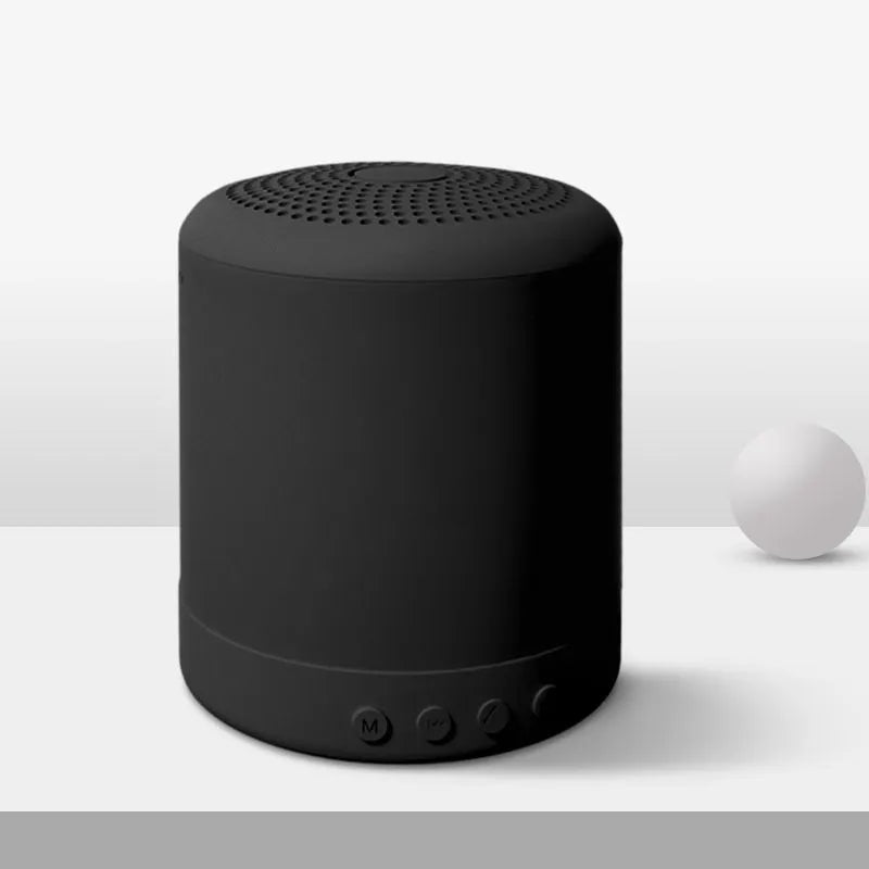 A11 compact wireless subwoofer speaker in black, pink, blue, or green colours
