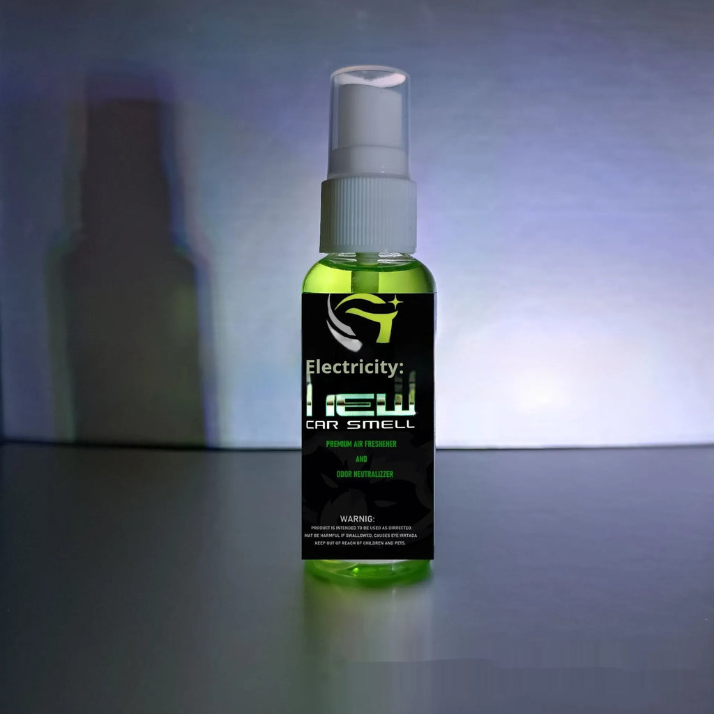 Car foam cleaning agent interior freshener in 50ml and 100ml spray bottles