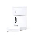 Automatic pet feeder with ABS body, WiFi and video versions, dispensing dry food into bowl