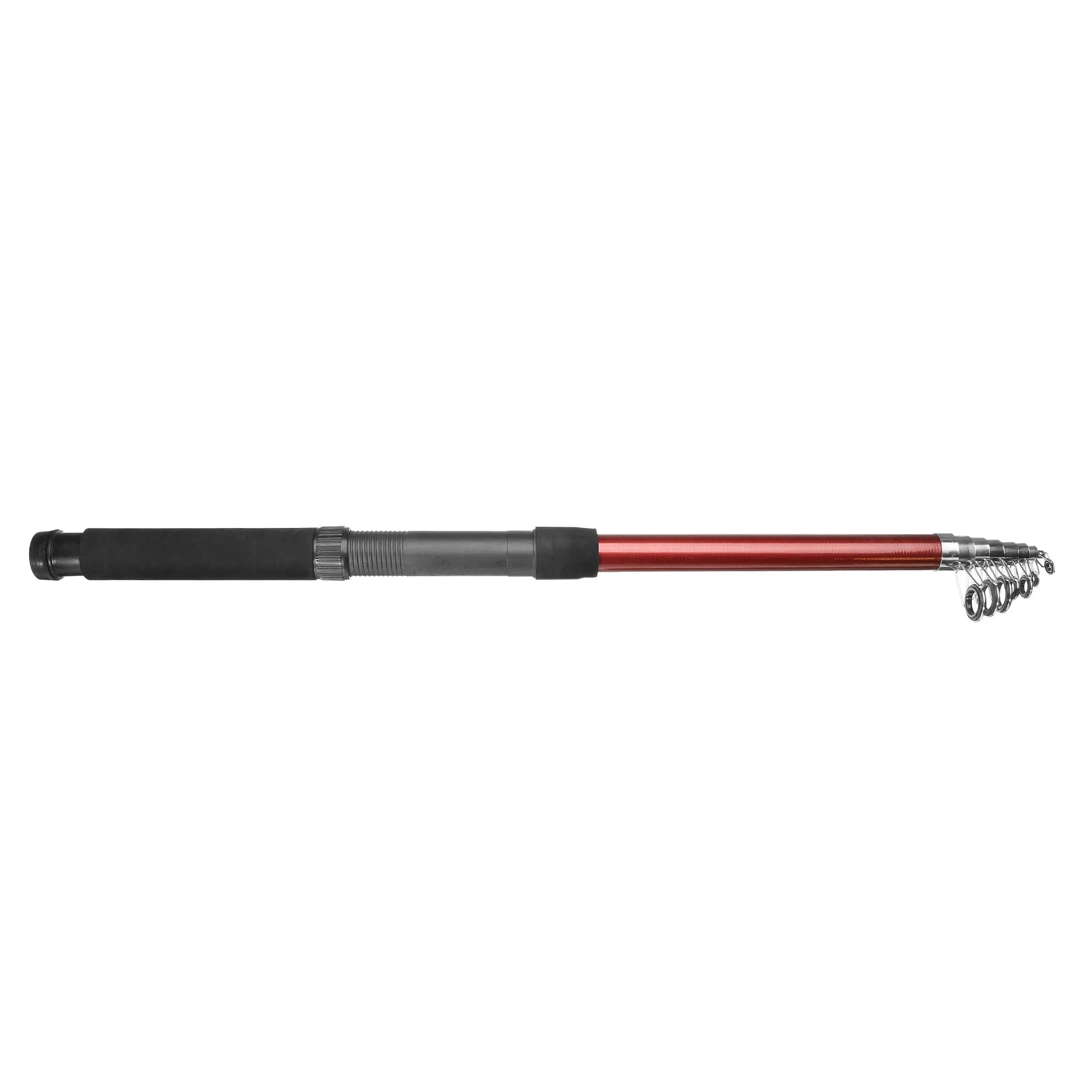 White LED fishing rod light with telescopic extension pole and remote control for outdoor use