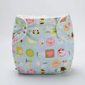 Baby cloth diaper pants in cartoon print, polyester fibre reusable nappy cover for 0-3 years