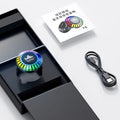 Compact voice-controlled Bluetooth polar light atmosphere lamp with stereo speaker.