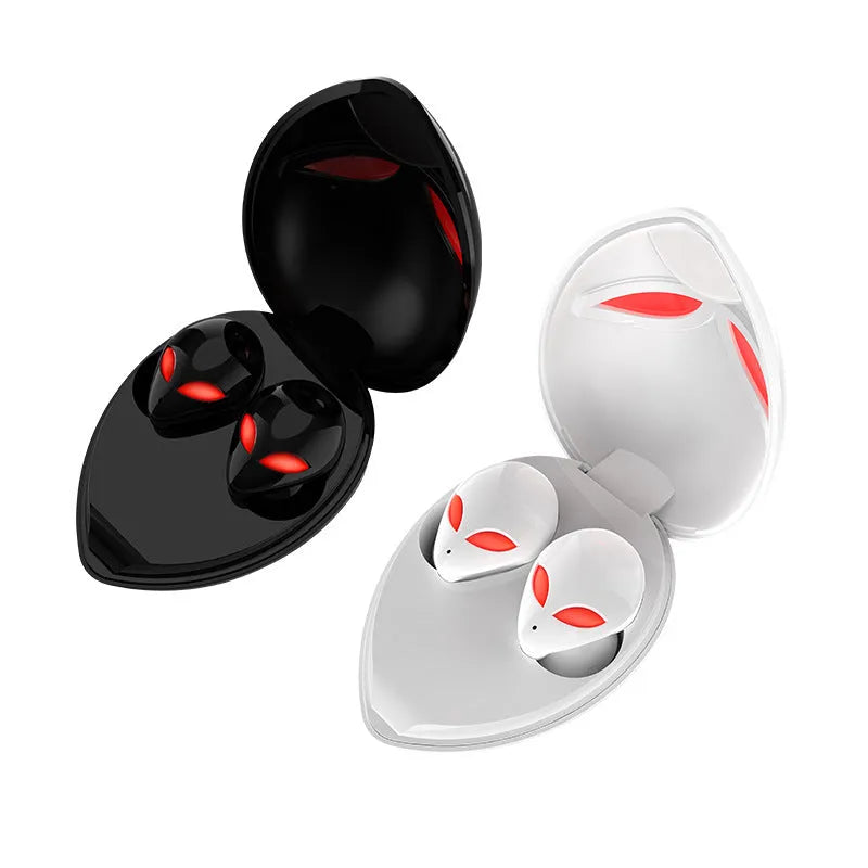 Creative Outer T8 Starman alien design wireless Bluetooth headphones and charging case