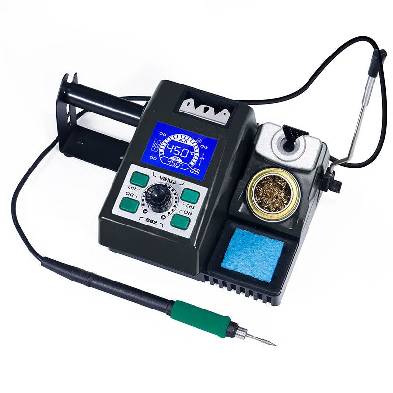 Green YIHUA 982 210 smart nano precision soldering station with digital calibration for phone repair