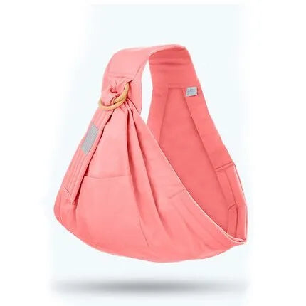 Adjustable baby wrap carrier sling shown in blue-green colour, suitable for newborns up to 36 months