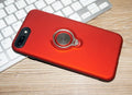 Black magnetic back cover case for Apple iPhone on a table