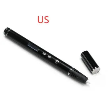 Fountain pen style 3D printing pen for DIY educational projects with adjustable extrusion speed