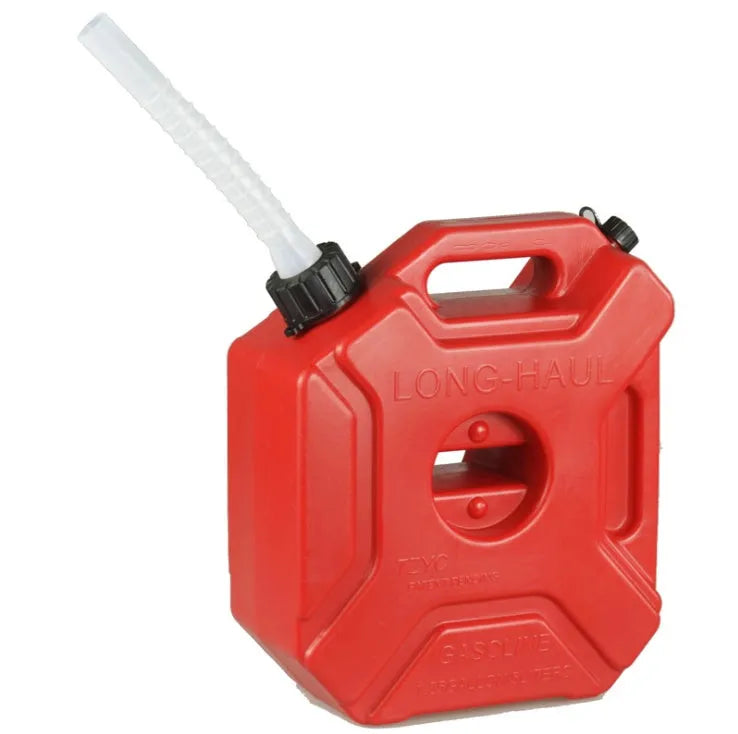 Red plastic petrol barrel 3L 5L HDPE fuel can for motorcycle off-road gasoline tank anti-pressure shockproof moisture-proof