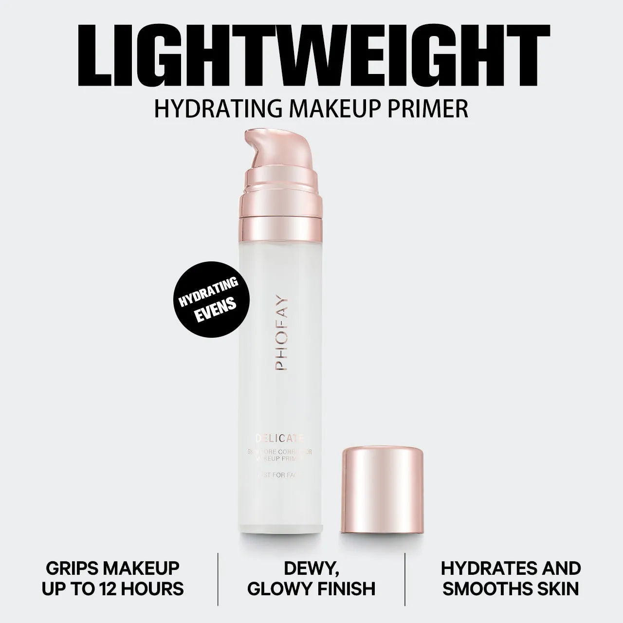 PHOFAY Hydrating Makeup Primer 25ml tube on white background