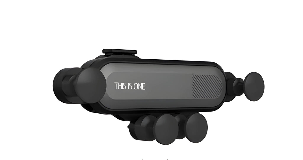 Universal car phone holder with adjustable air vent clip mount in multiple colour options