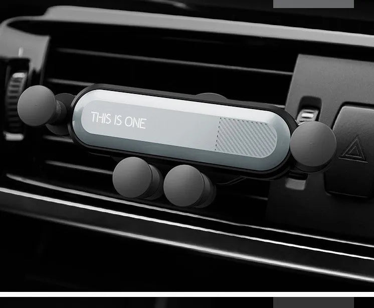 Universal car phone holder with adjustable air vent clip mount in multiple colour options