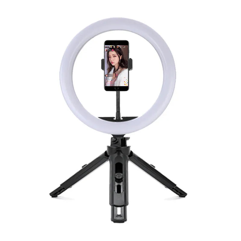 10 inch ring selfie beautifying light with 19cm metal bracket for smartphones