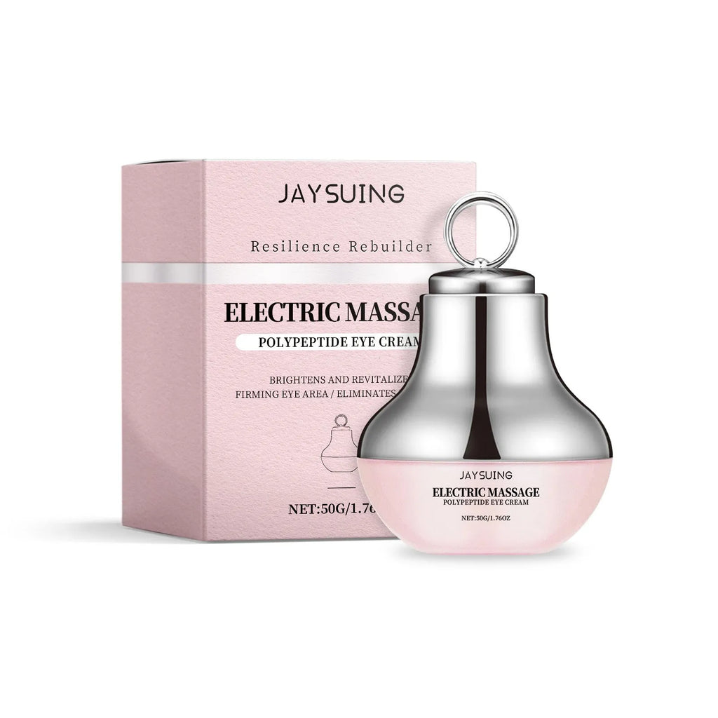 Tube of electric firming eye cream with 50g net weight.