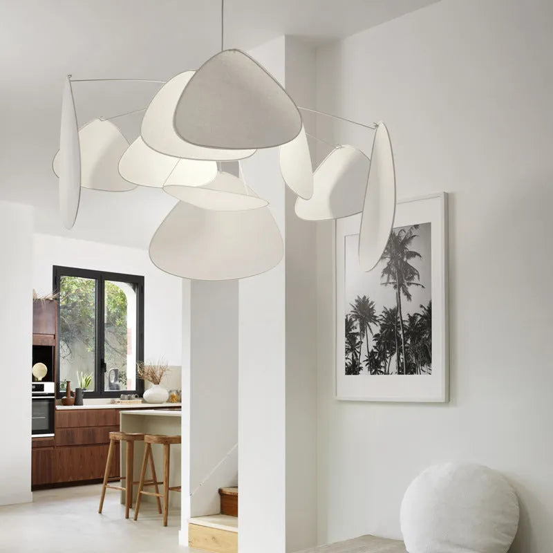 Simple modern copper crystal branch ceiling light 100cm diameter iron construction for living room dining room