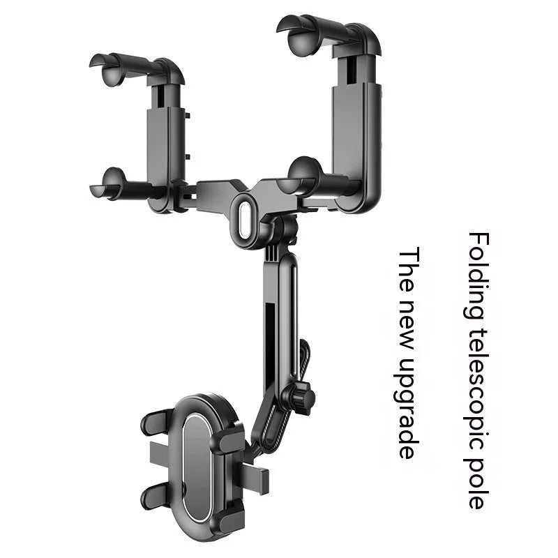 ABS automobile rear view mirror bracket for universal vehicle installation