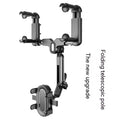 ABS automobile rear view mirror bracket for universal vehicle installation