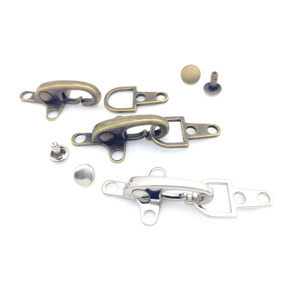Alloy metal aircraft buckle decoration measuring 5.85cm in bronze, gold, gun colour or silver finish