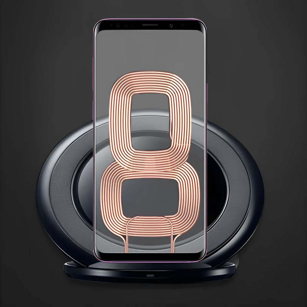 Qi wireless fast charging pad for Samsung Galaxy Note Edge in black and white colour options