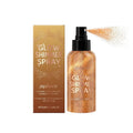 100ml Shiny Body Spray bottle with mica for cosmetic skin shimmer