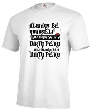 Men's solid white short sleeve casual top with a straight-cut fit, shown on a model.
