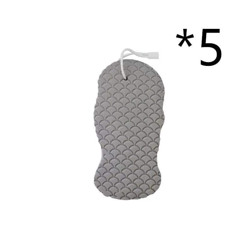 White 3D fish scale pattern bath sponge ball for gentle body exfoliation in the shower.